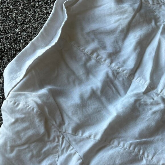 By Anthropologie White Button Up Crop Top Blazer, Womens XL Long Sleeve ButtonUp - Picture 6 of 8